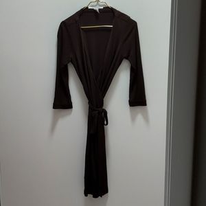 DvB brown wrap dress